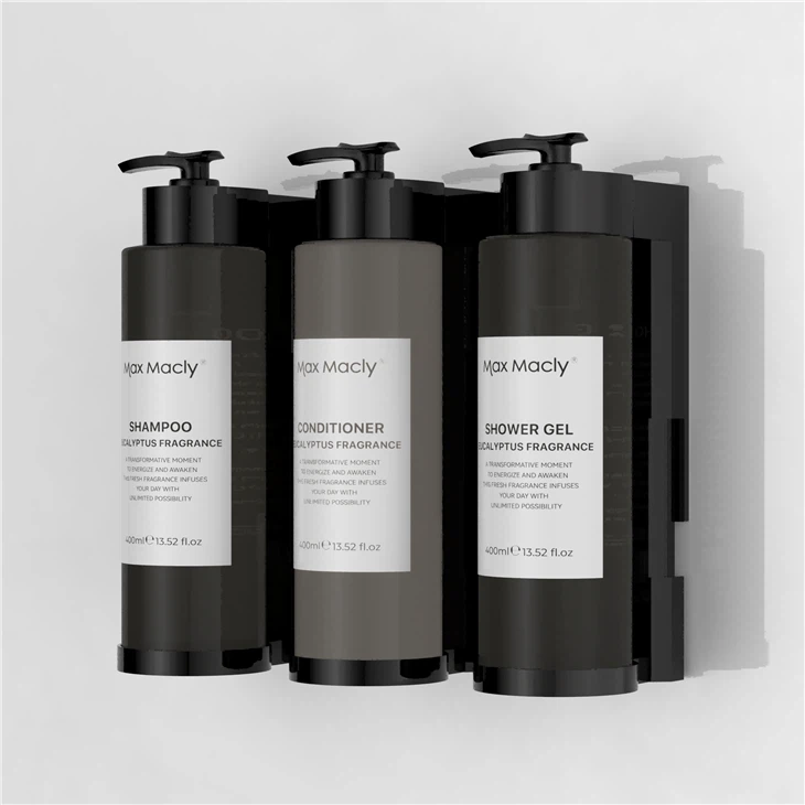 Zwarte muurzeepdispenser